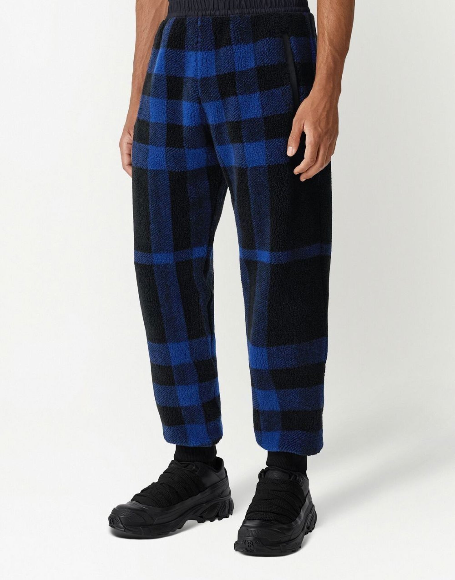 BURBERRY Dimitri Check Fleece Pants