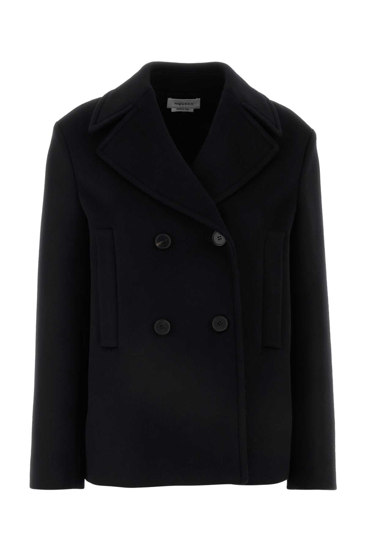 ALEXANDER MCQUEEN Felt Jacket for Women - FW24 Collection