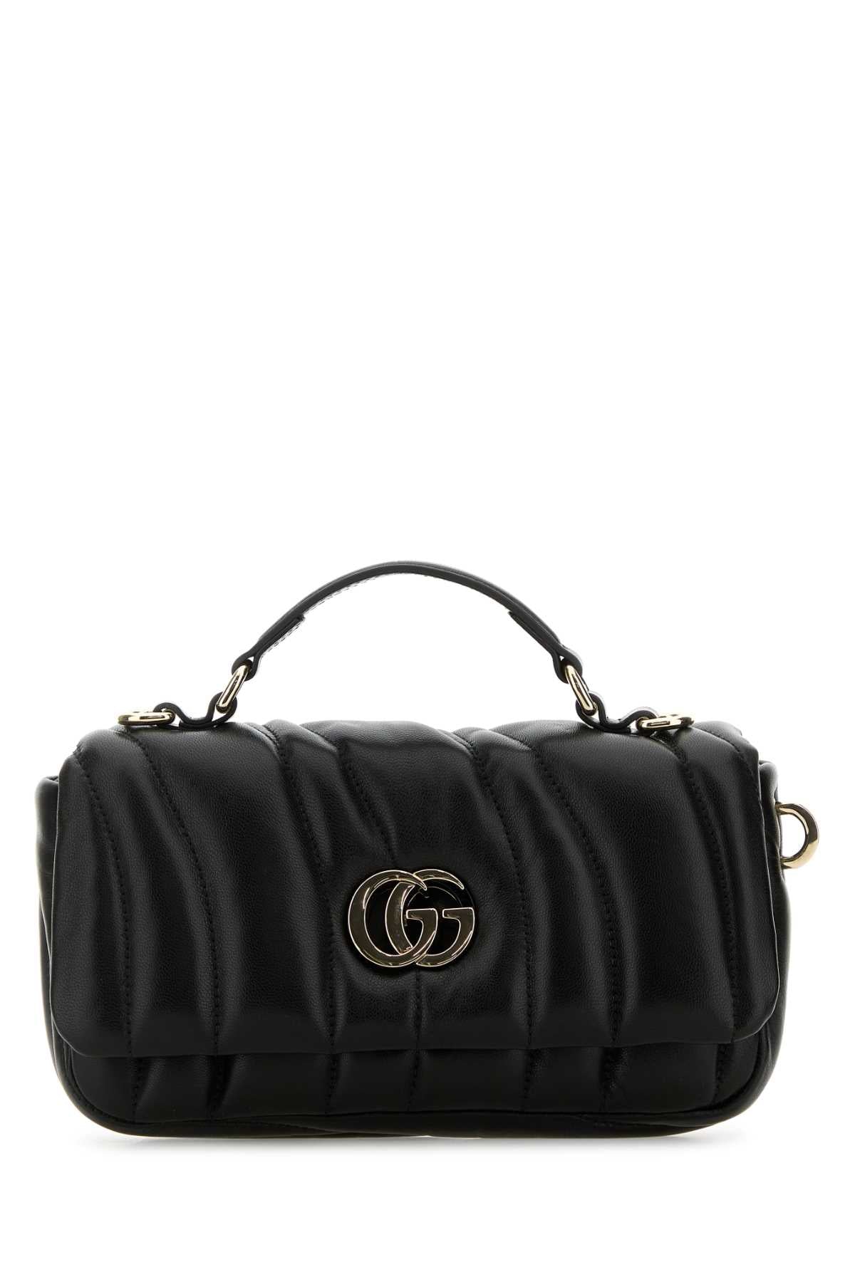 GUCCI Mini Leather GG Milan Handbag