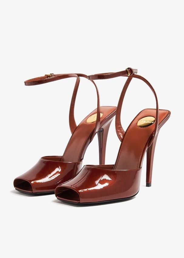 SAINT LAURENT Stylish 110mm Orhand Sandal for Women