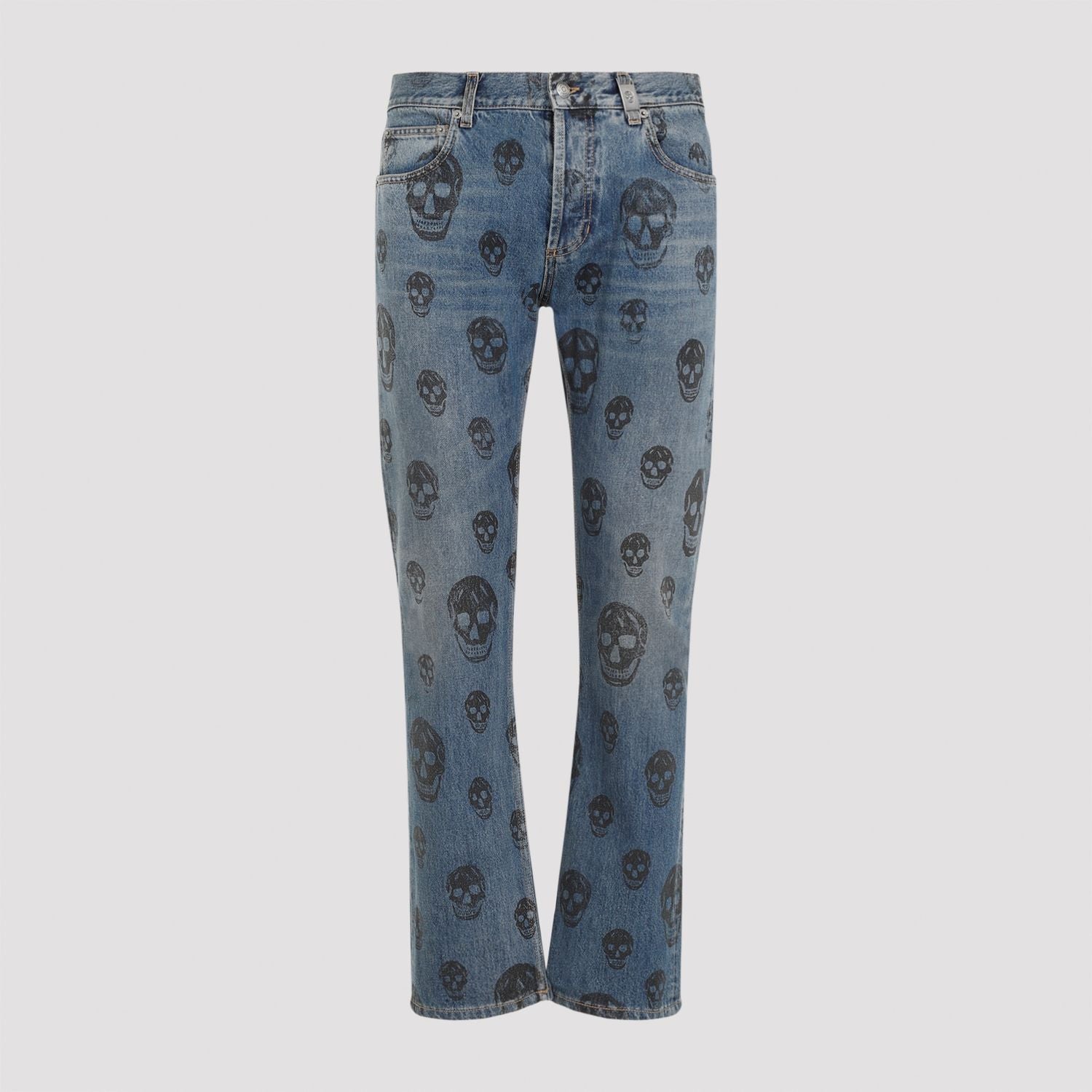 ALEXANDER MCQUEEN Cotton Jeans for Men - FW24 Collection