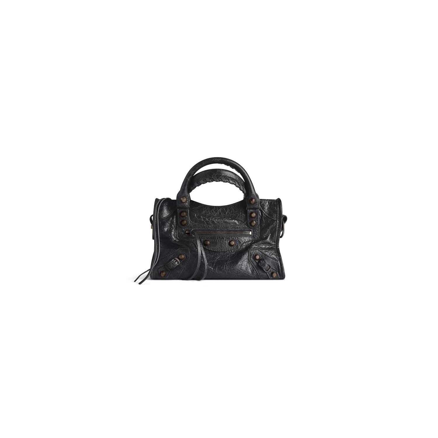 BALENCIAGA Mini Leather City Handbag