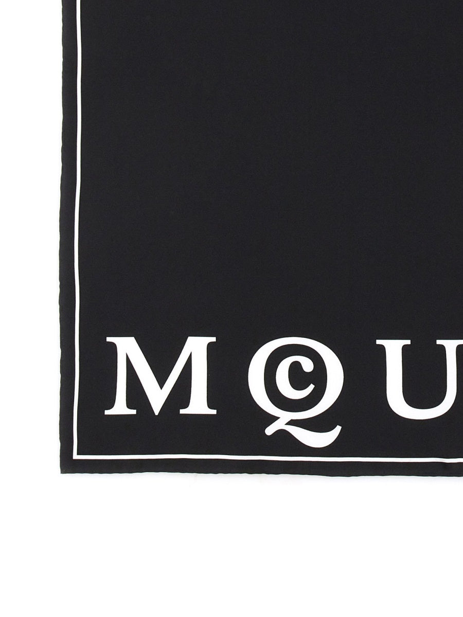 ALEXANDER MCQUEEN Luxury Silk Scarf