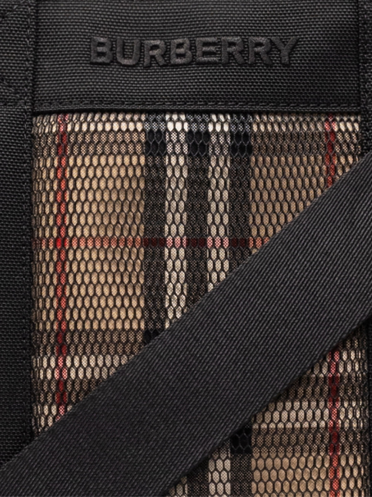 BURBERRY Ormond Check Tote Handbag - 41x35x17 CM