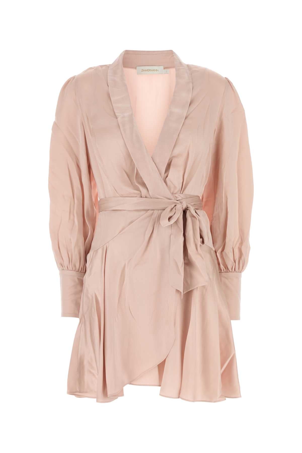 ZIMMERMANN Silk Wrap Mini Dress for Women