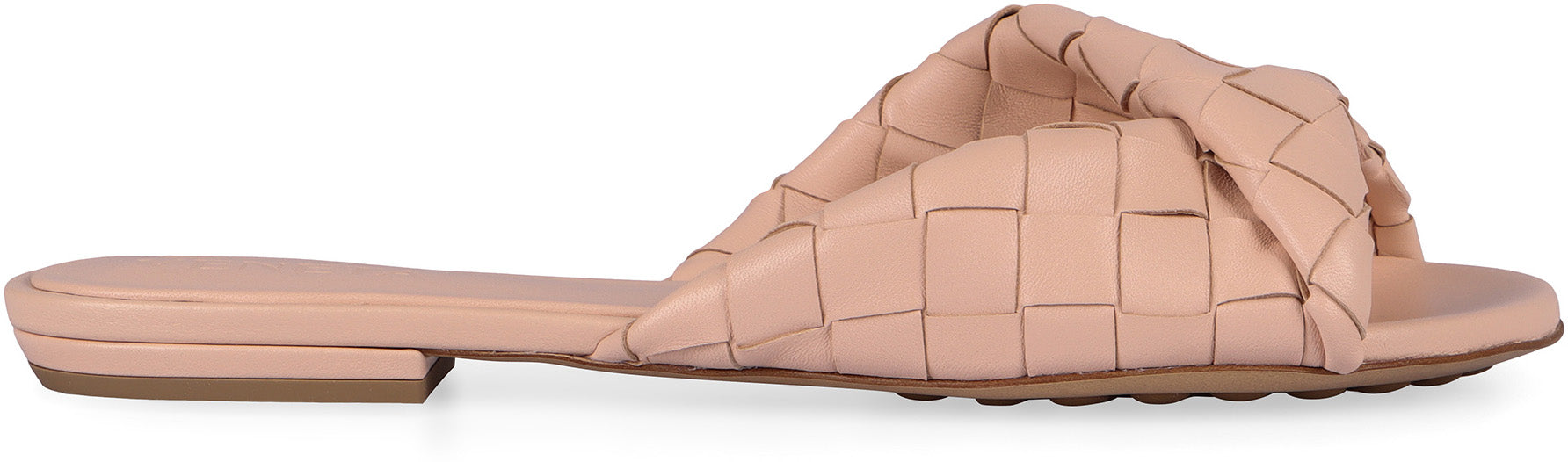 BOTTEGA VENETA Woven Leather Flat Sandals