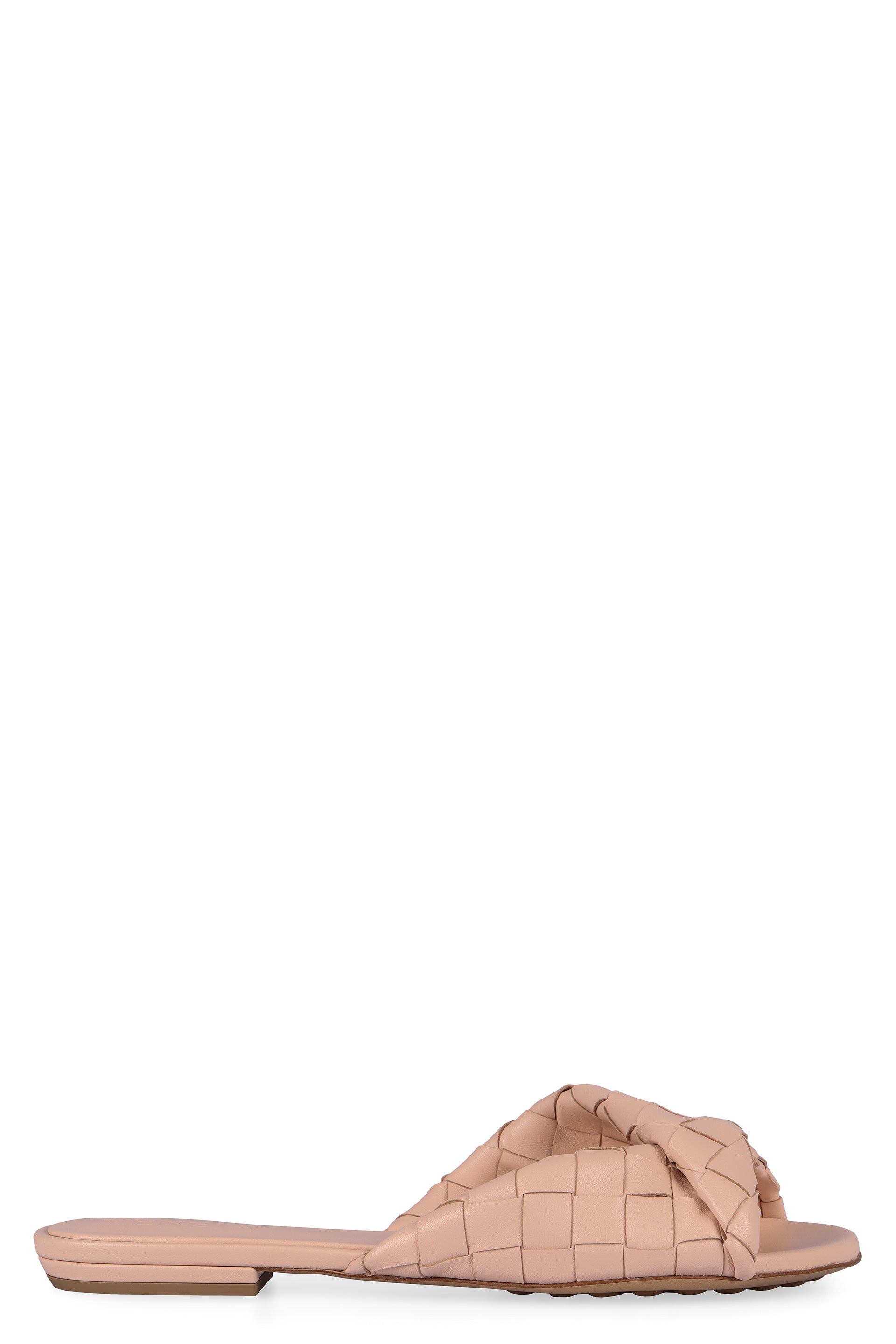 BOTTEGA VENETA Woven Leather Flat Sandals