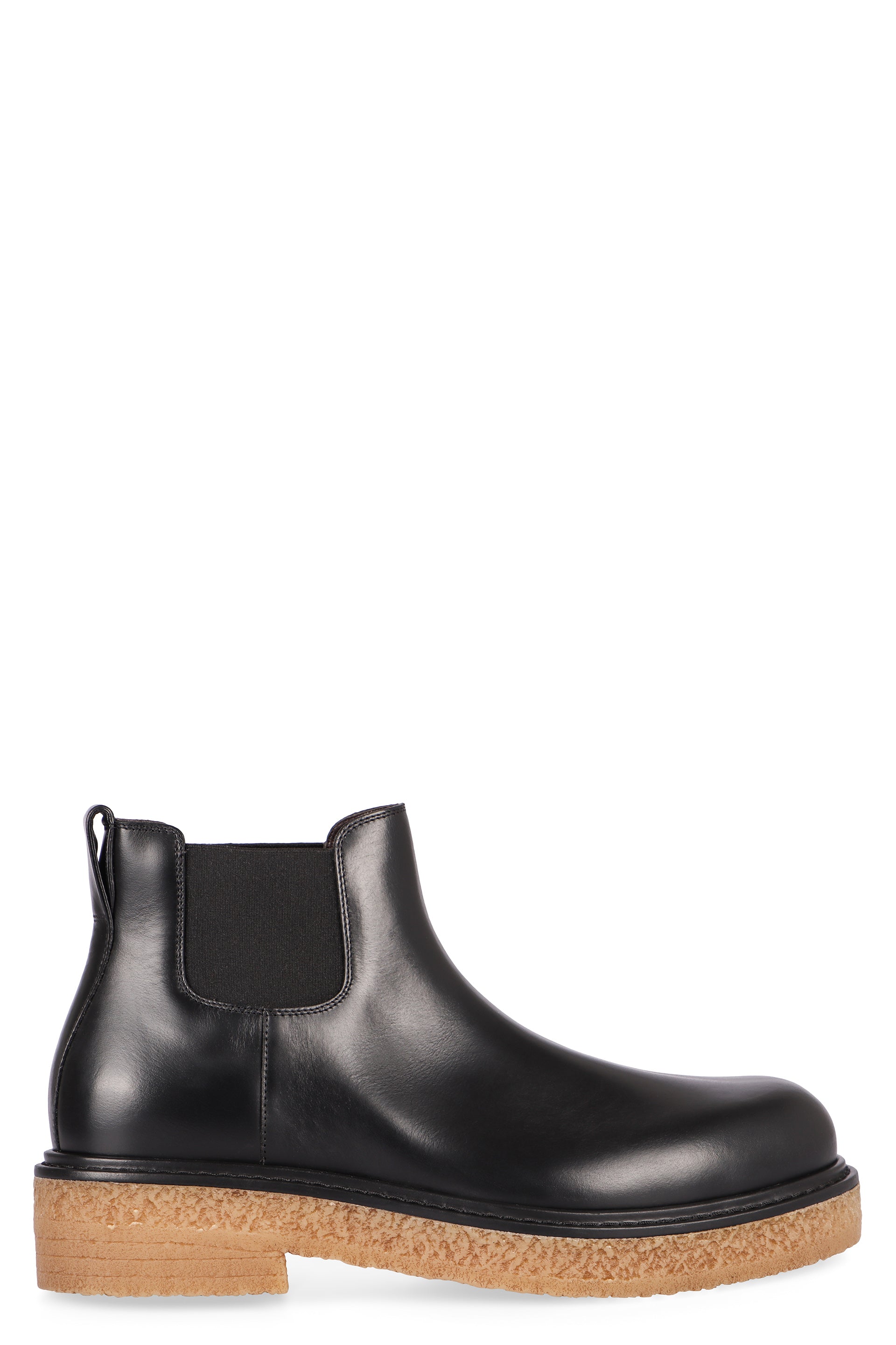 BOTTEGA VENETA Men's Leather Haddock Ankle Boots