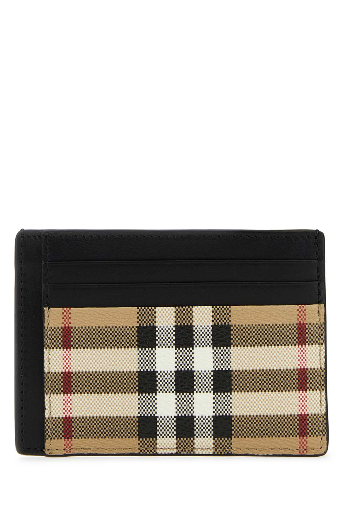 BURBERRY Printed Canvas Cardholder - Mini Size