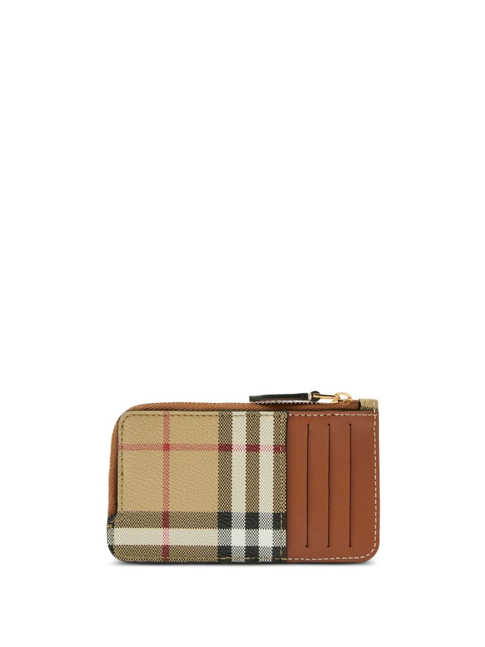 BURBERRY Printed Canvas Mini Card Holder