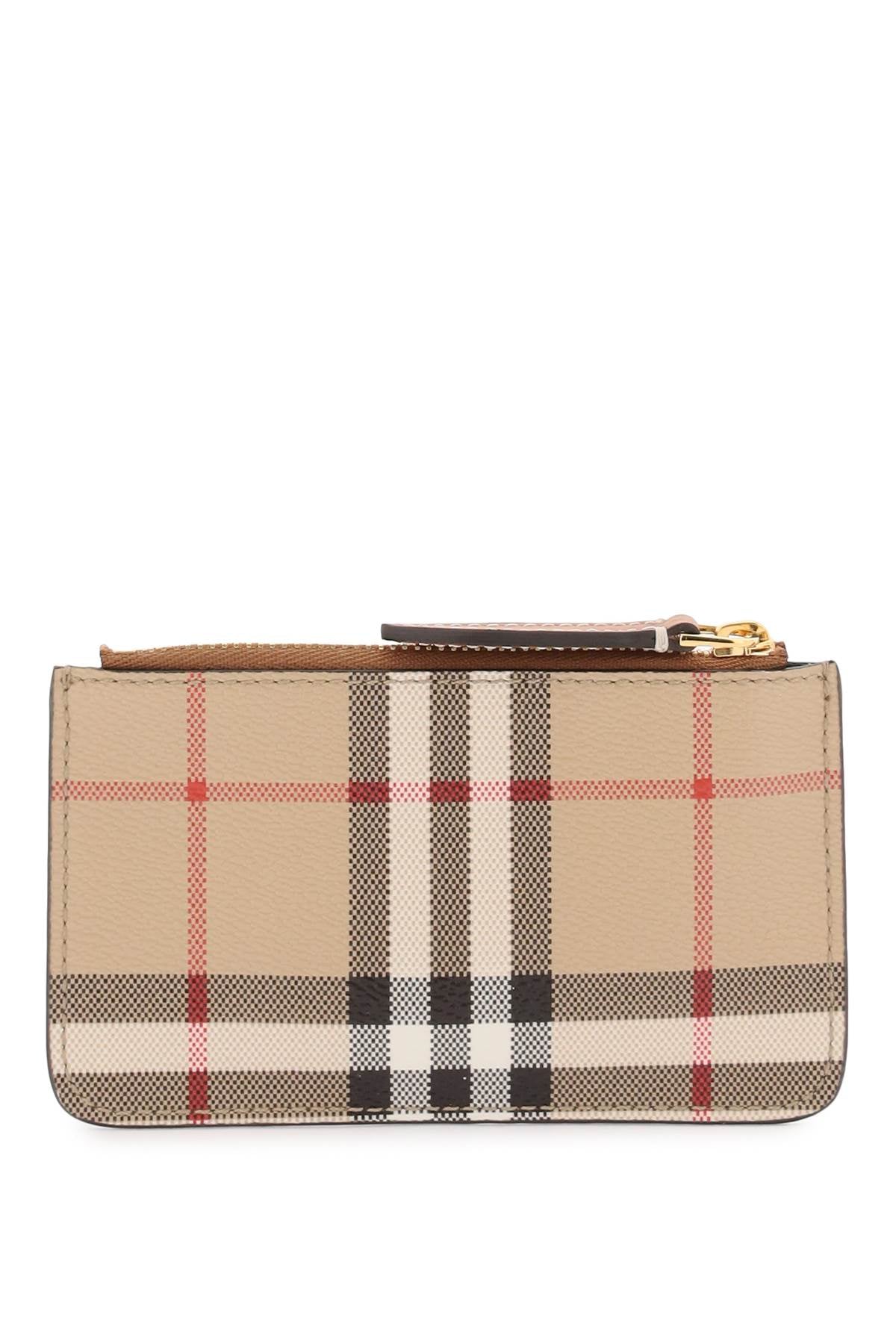 BURBERRY Checked Mini Coin Purse