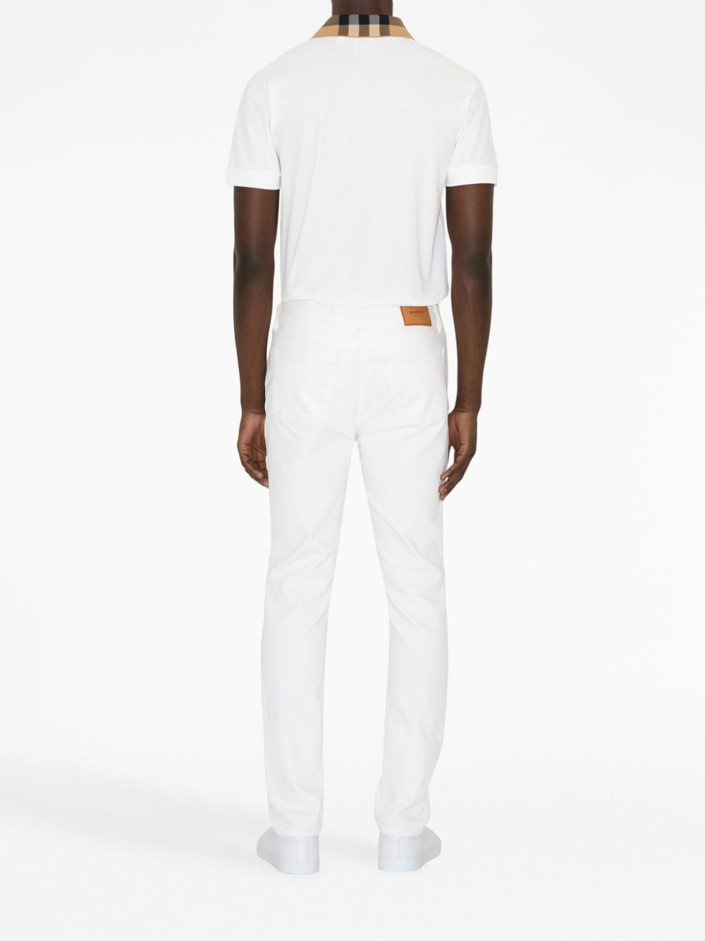 BURBERRY Cotton Piqué Polo Shirt for Men