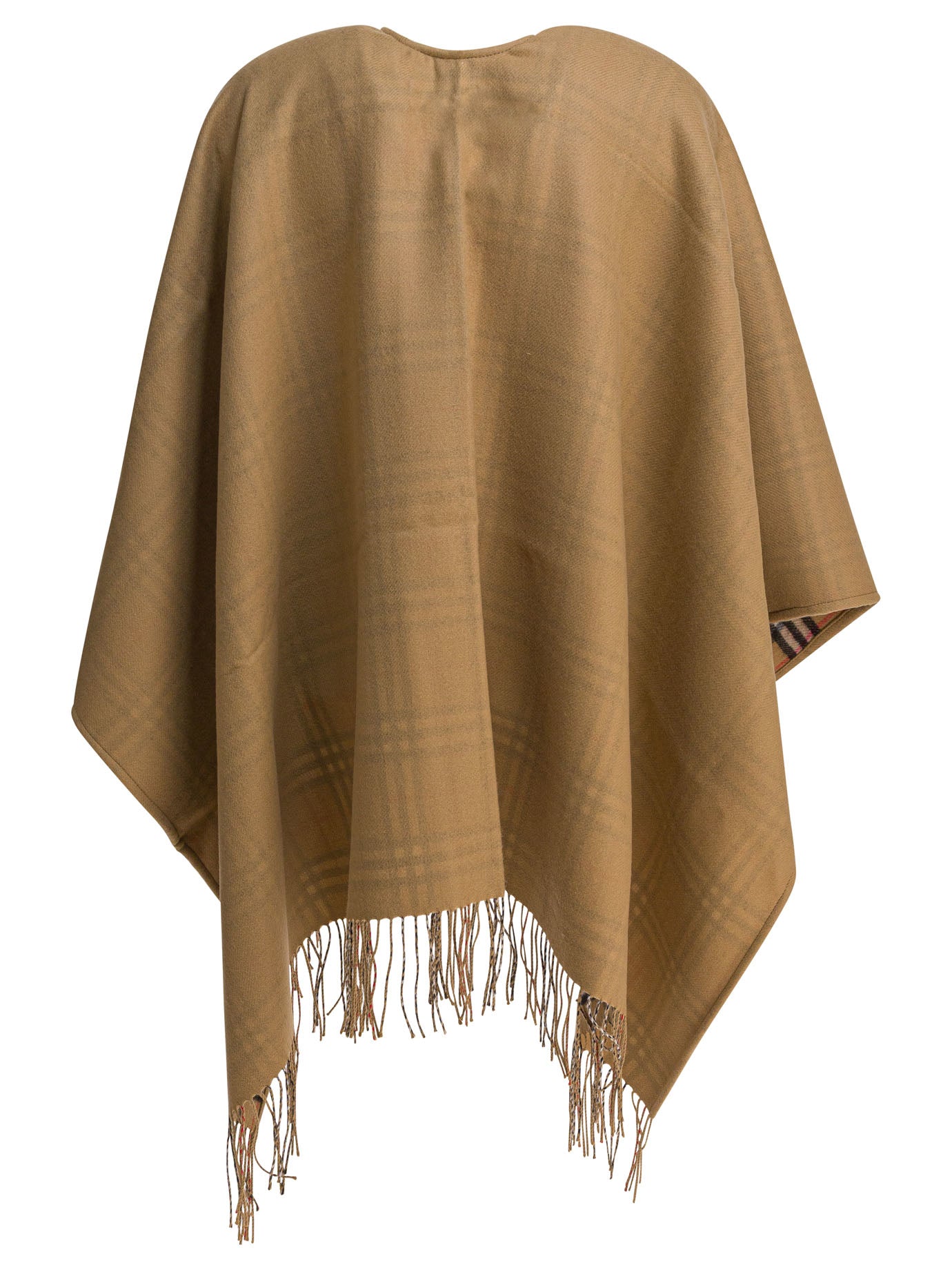 BURBERRY Classic Checked Wool Coat for Women