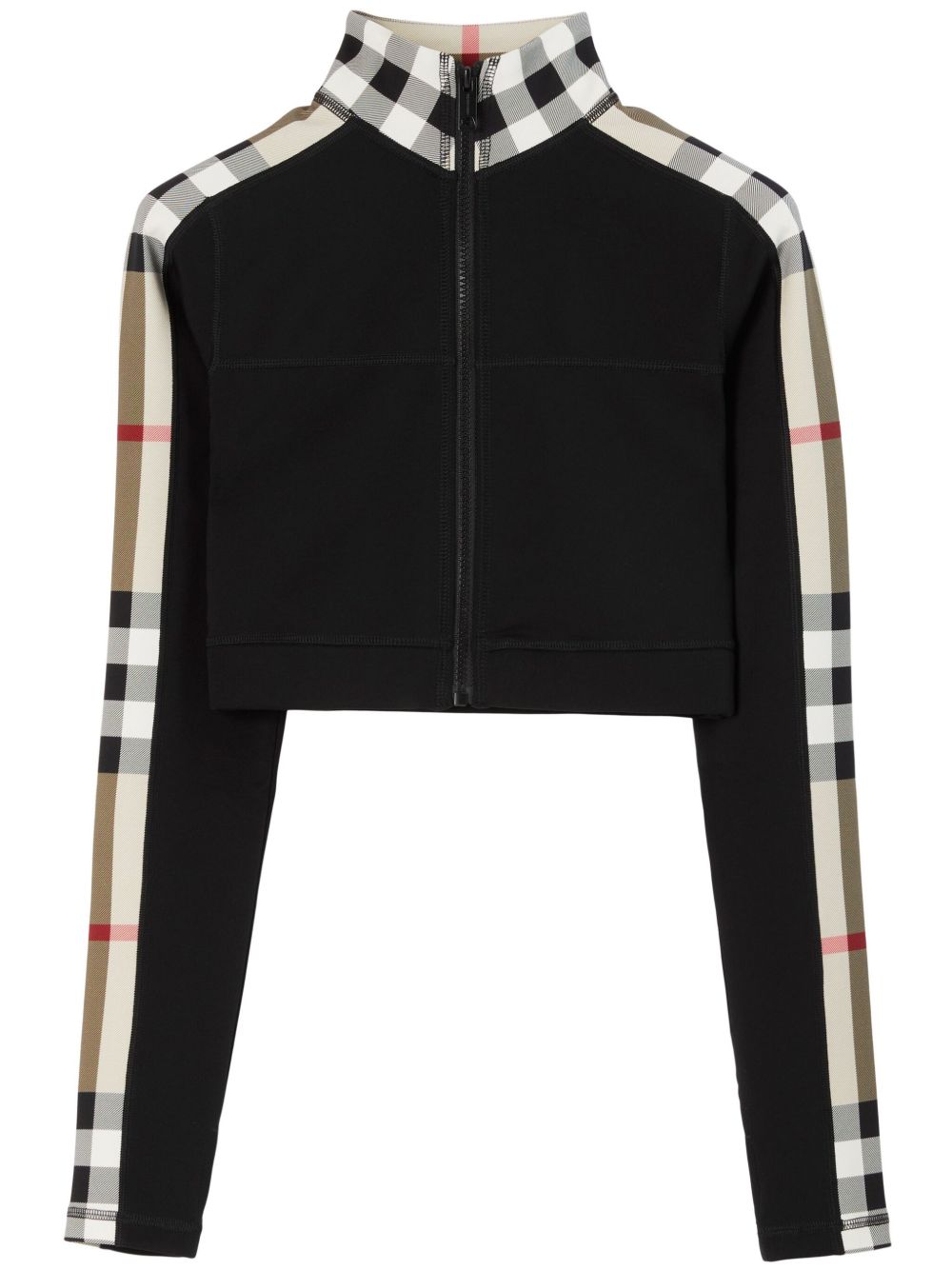 BURBERRY Vintage Check Cropped Sweatshirt