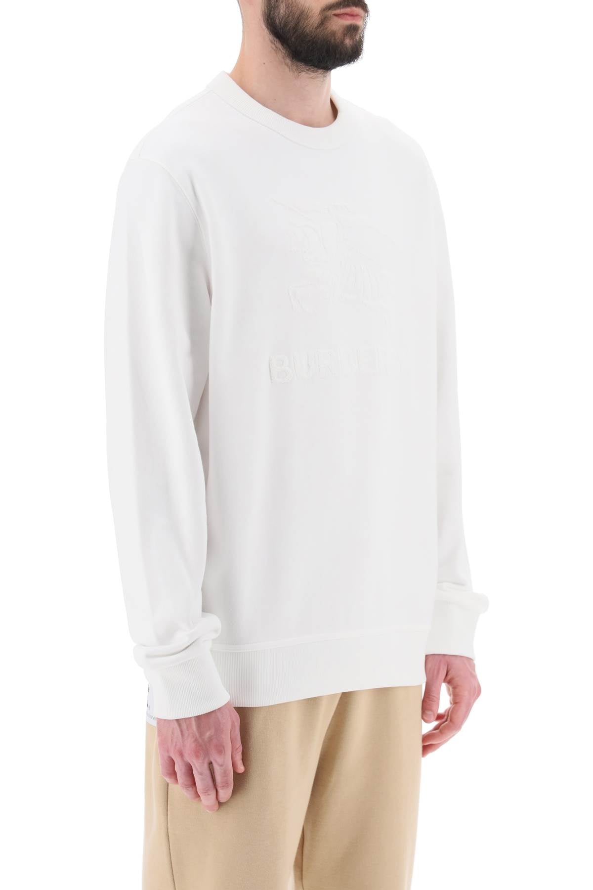 BURBERRY Cotton Sweatshirt for Men - Cozy and Stylish