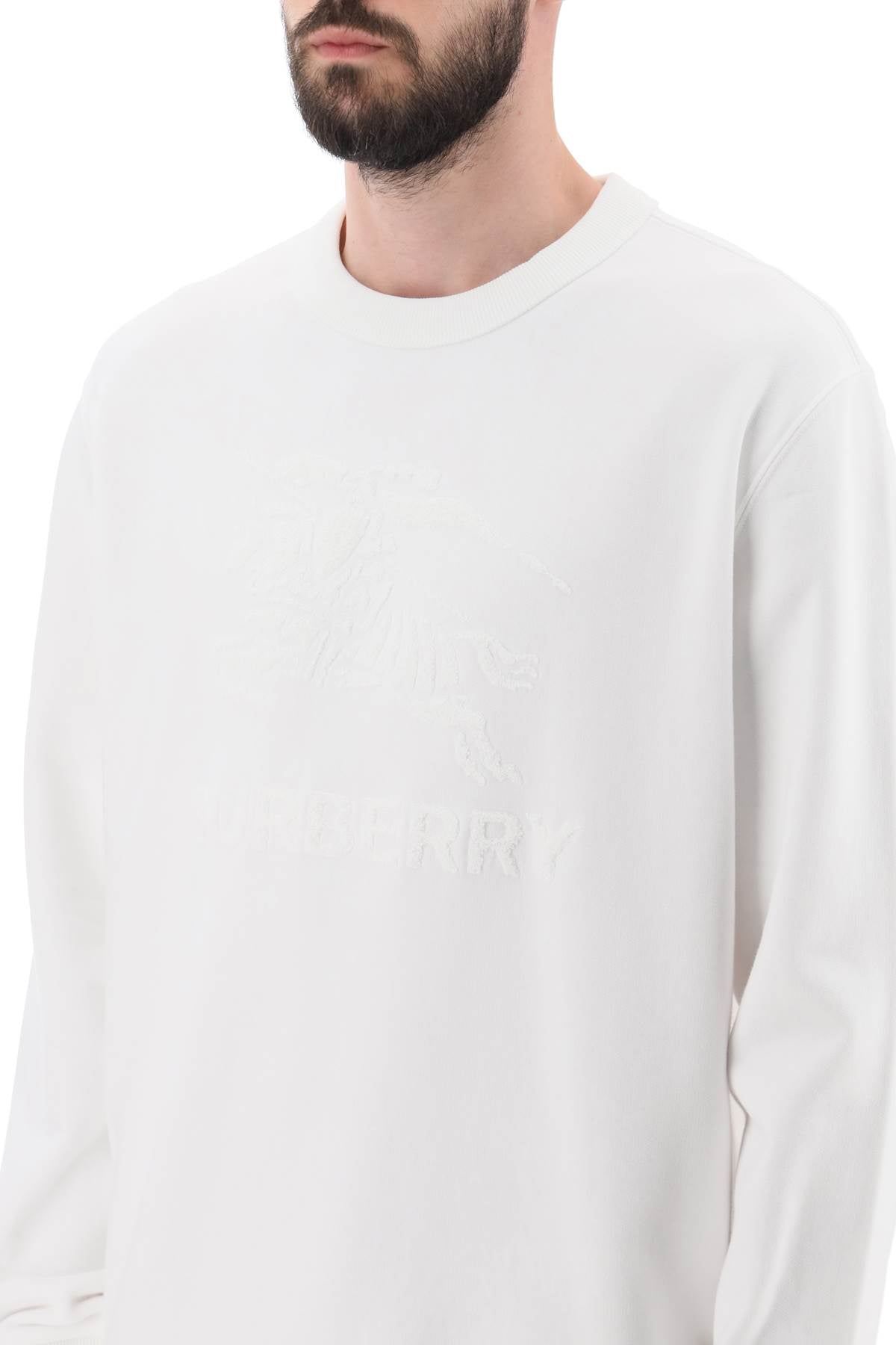 BURBERRY Cotton Sweatshirt for Men - Cozy and Stylish