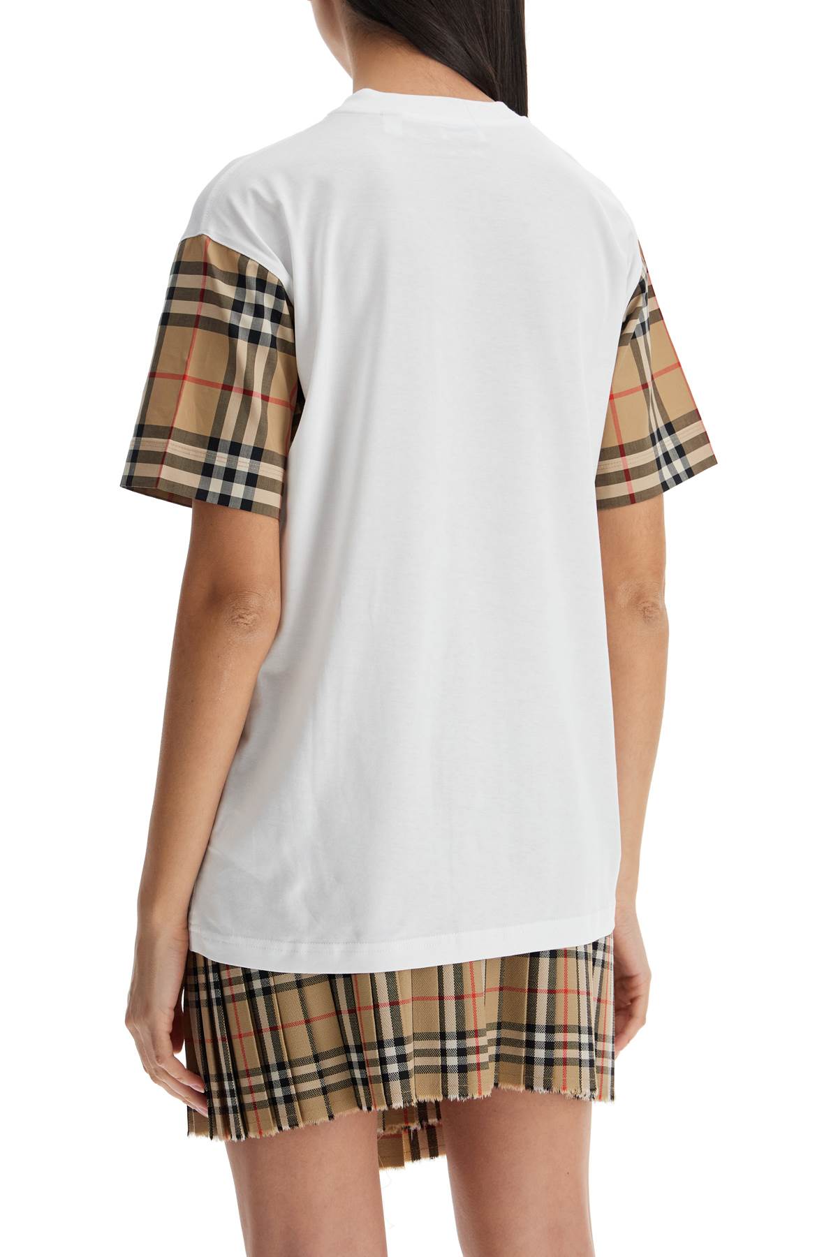 BURBERRY Short Sleeves Check T-Shirt