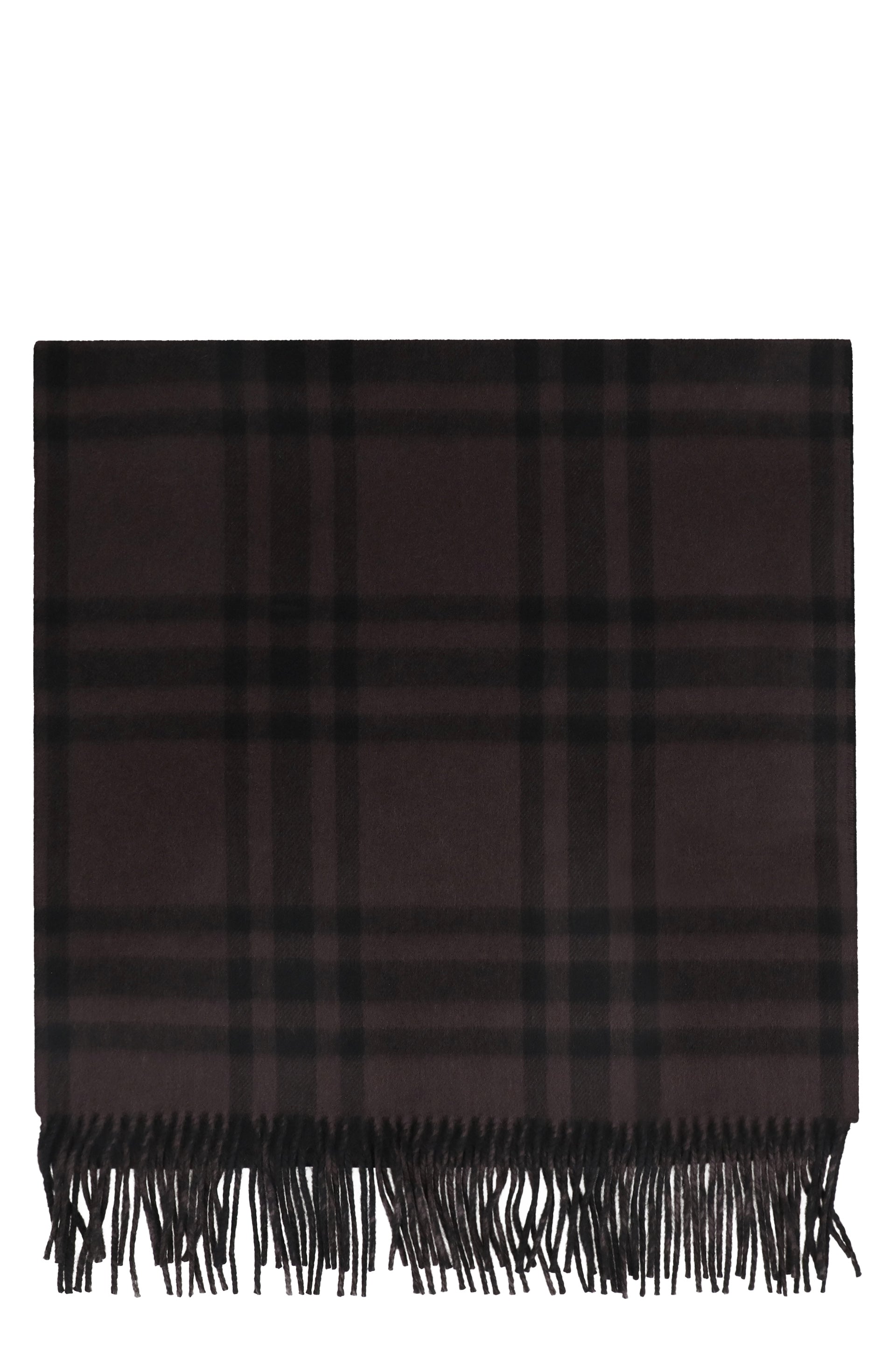 BURBERRY Checkered Design Cashmere Scarf 210x50 CM