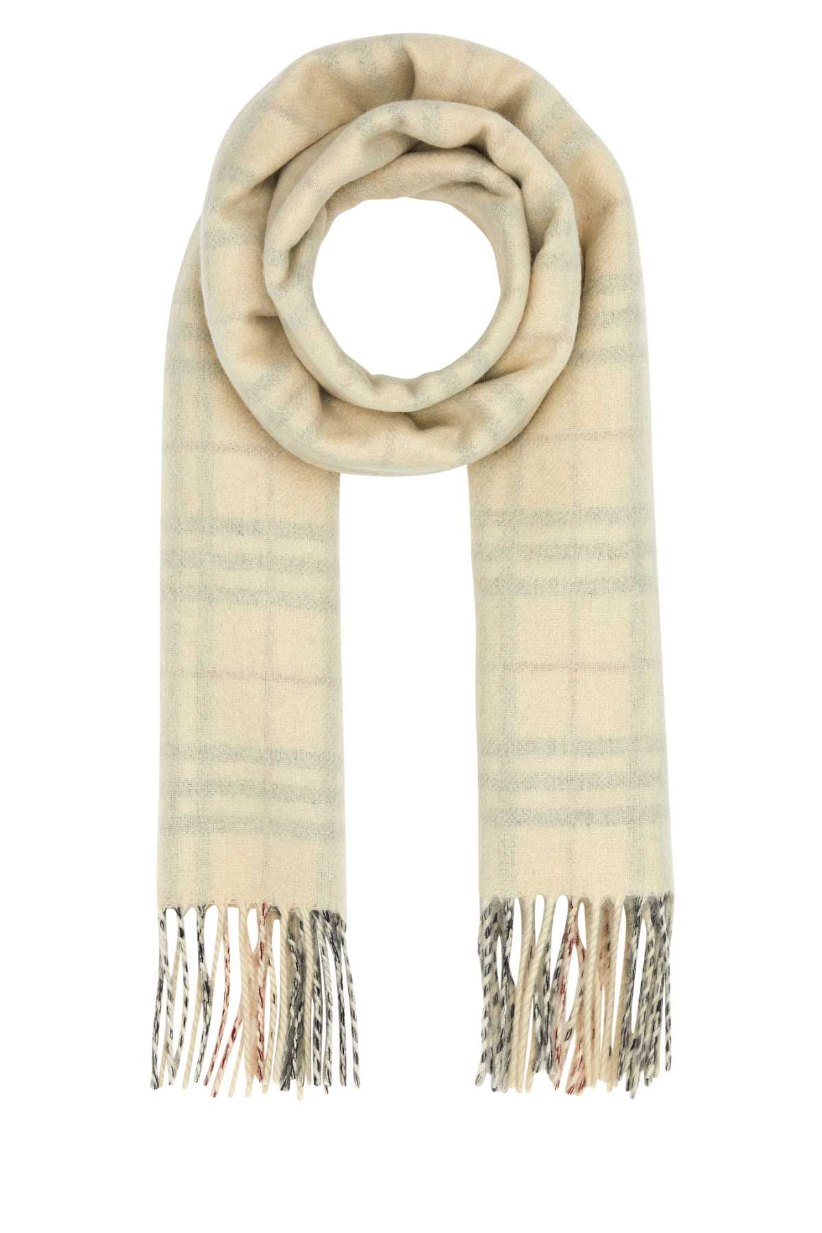 BURBERRY Embroidered Cashmere Scarf for Men