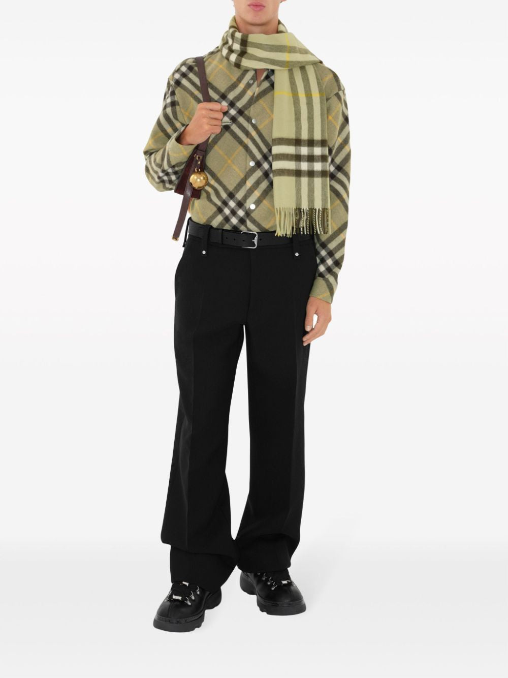 BURBERRY Men's Wool Shirt - FW23 Collection