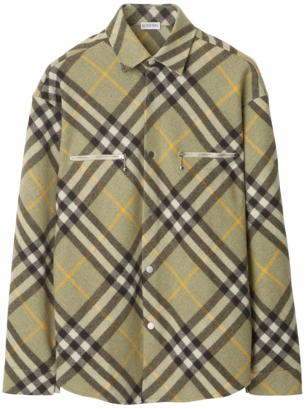 BURBERRY Men's Wool Shirt - FW23 Collection