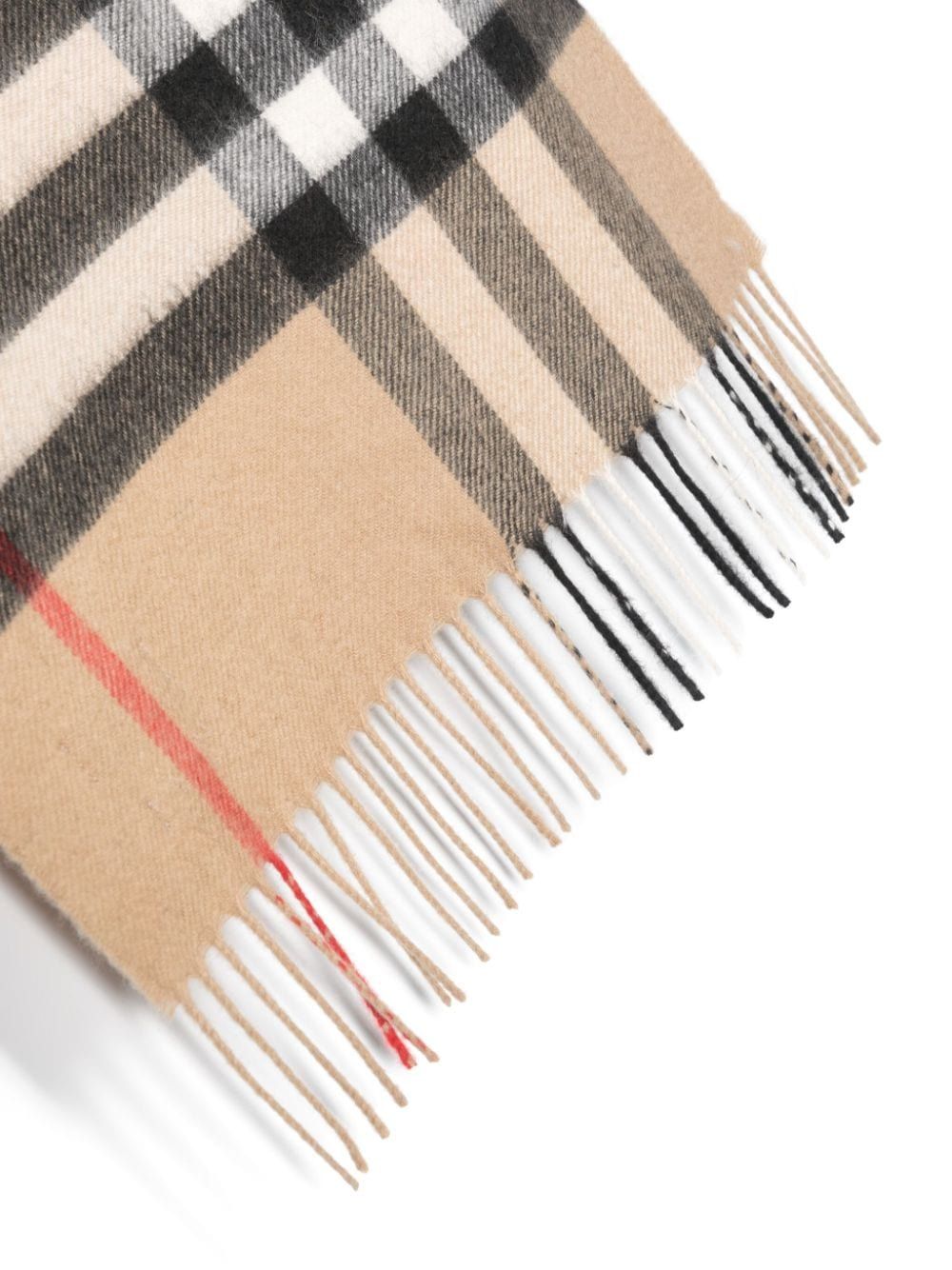 BURBERRY Vintage Check Cashmere Scarf for Men