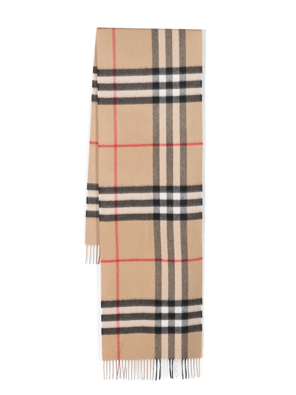 BURBERRY Vintage Check Cashmere Scarf for Men