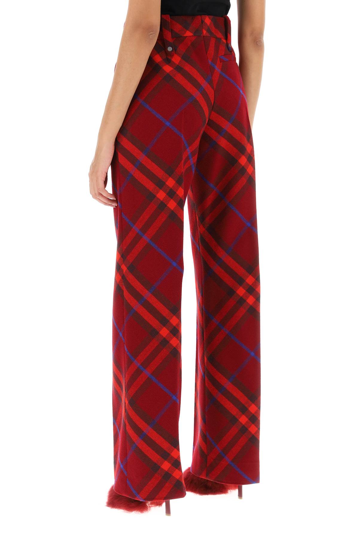 BURBERRY Regular Fit Virgin Wool Pants - Size 8 UK
