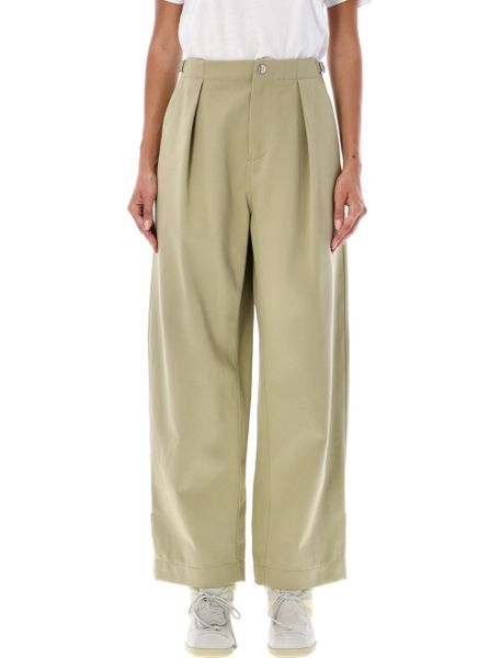 BURBERRY Cotton Military Style Pants for Women
