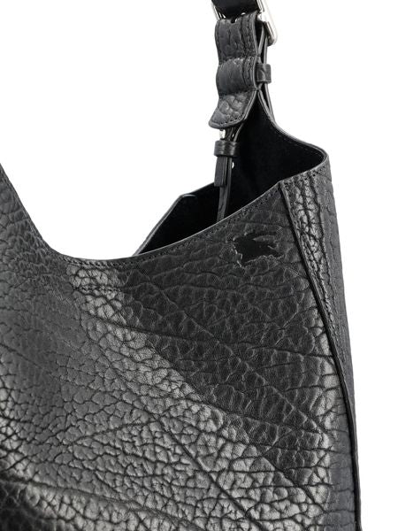 BURBERRY Medium Chess Leather Shoulder Handbag