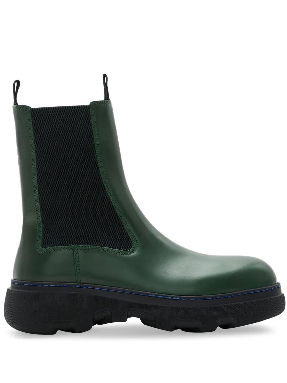 BURBERRY Creeper Chelsea Boots for Women - FW24 Collection
