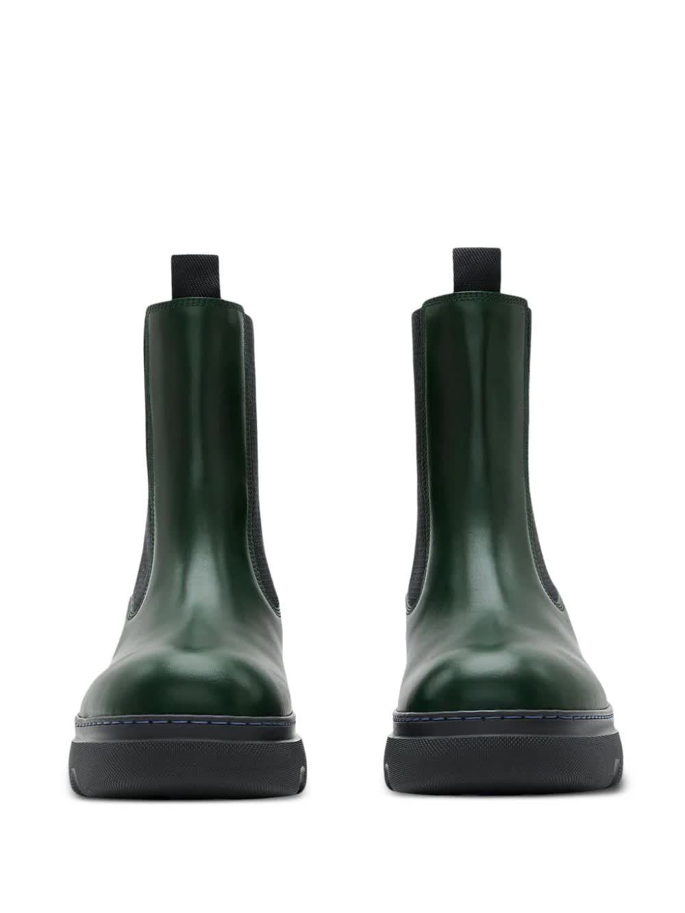 BURBERRY Creeper Chelsea Boots for Women - FW24 Collection