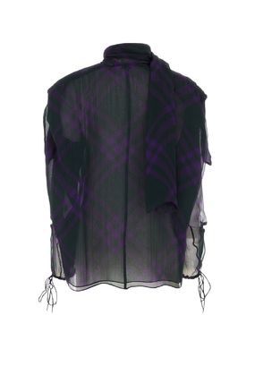 BURBERRY Printed Crepe Blouse