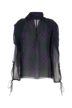 BURBERRY Printed Crepe Blouse