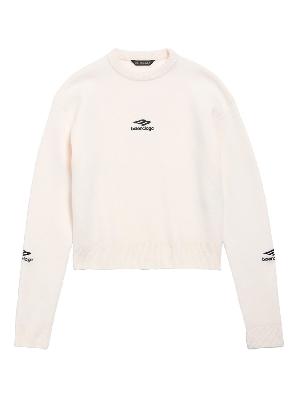 BALENCIAGA Wool Knit Ski Crewneck Sweater