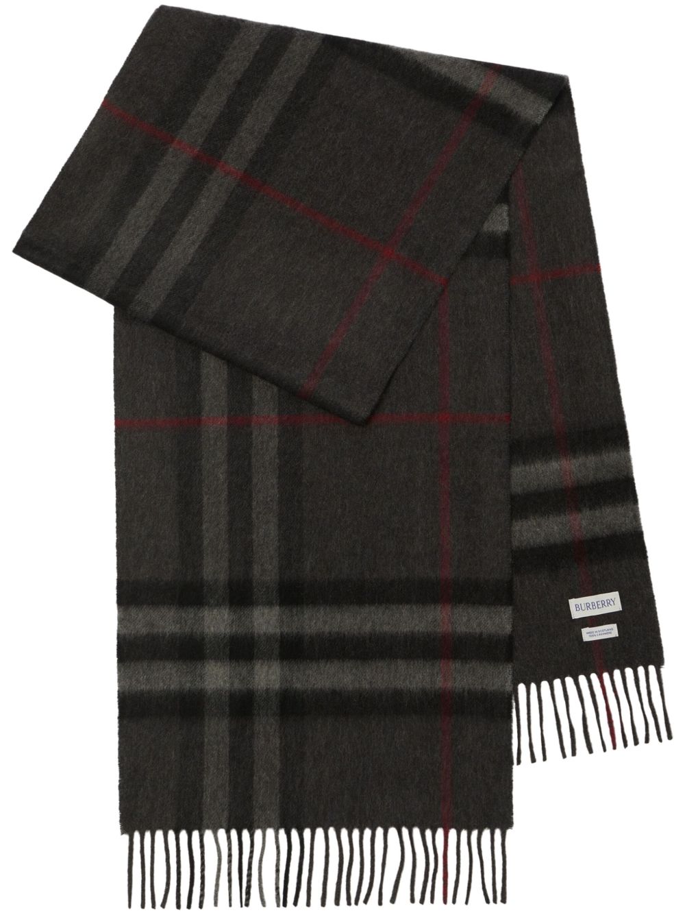 BURBERRY Embroidered Cashmere Scarf