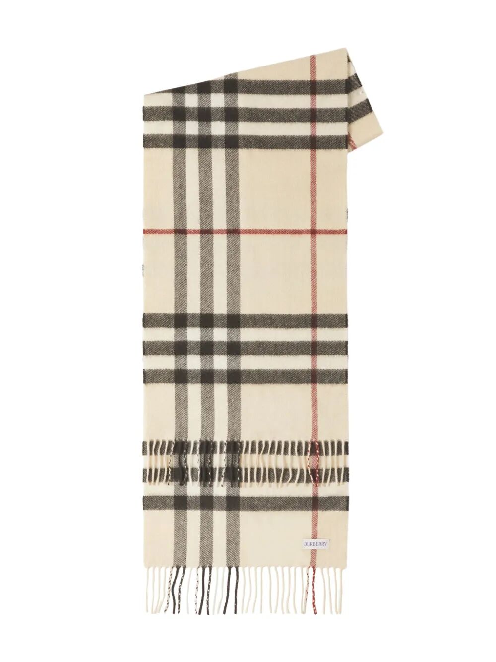 BURBERRY Rectangular Check Cashmere Scarf
