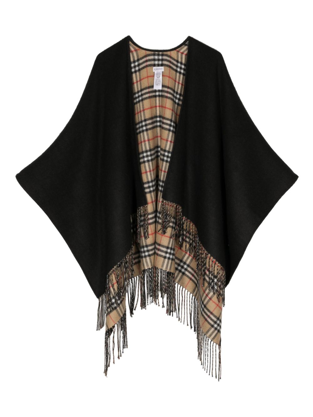 BURBERRY Reversible Wool Cape