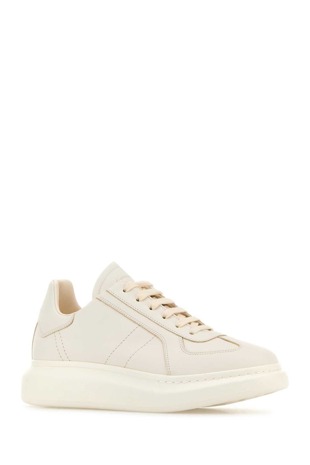 ALEXANDER MCQUEEN Men's Premium Leather Sneakers