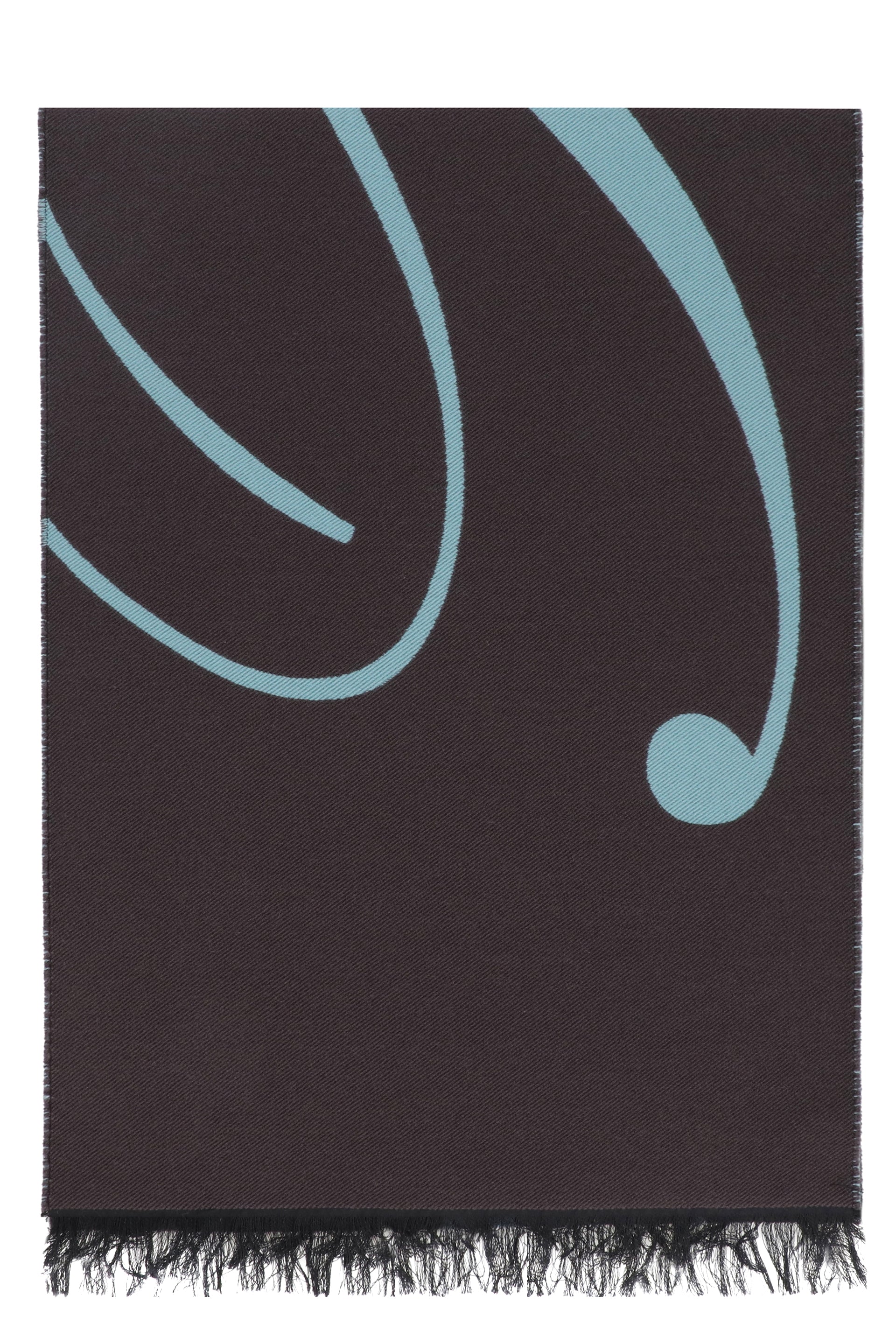 BURBERRY Reversible Wool and Silk Scarf - 188x33 cm