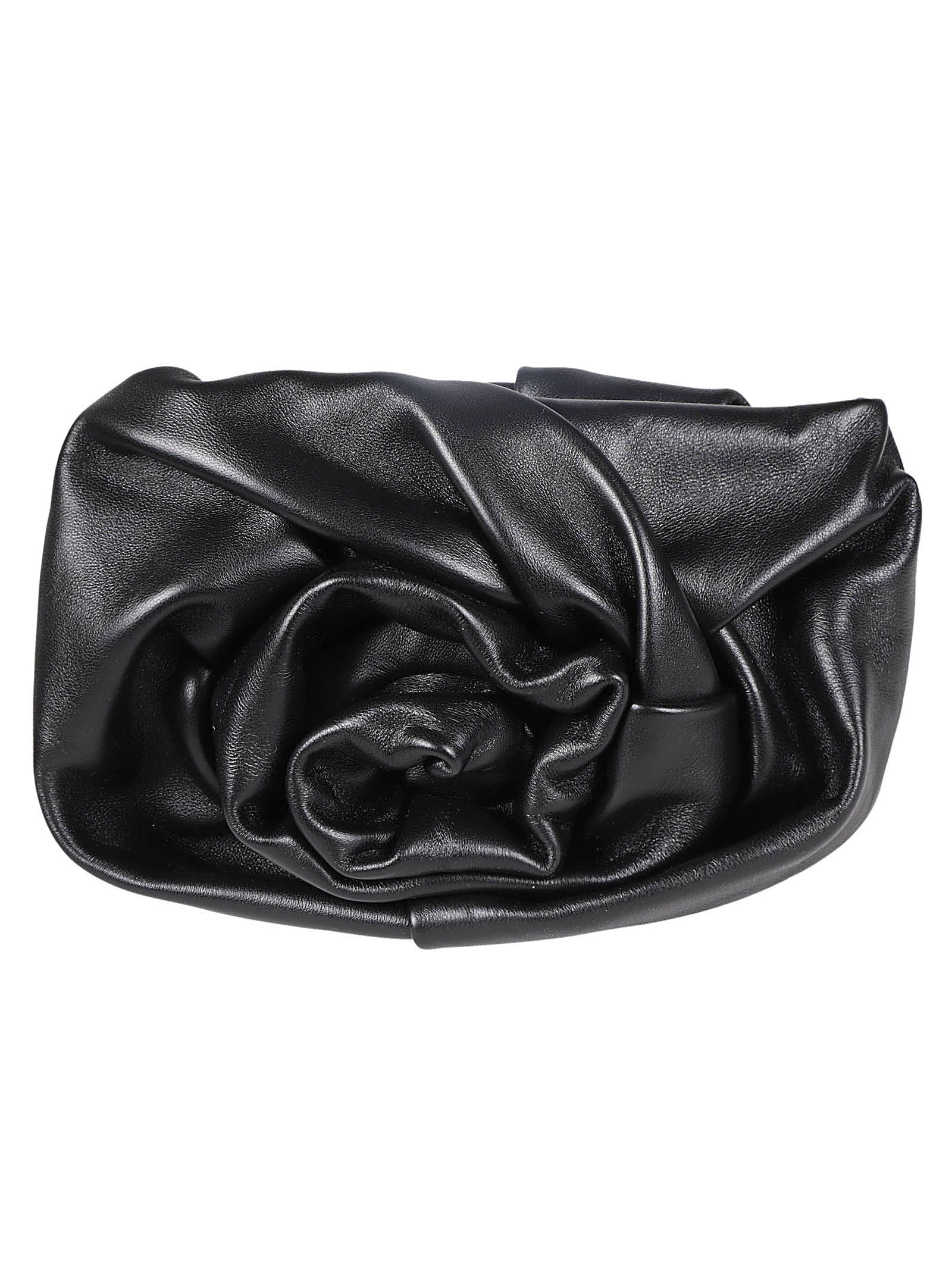 BURBERRY Elegant Nappa Leather Rose Mini Clutch