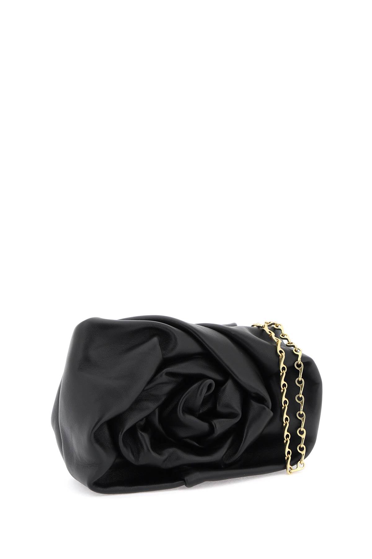 BURBERRY Elegant Nappa Leather Rose Mini Clutch