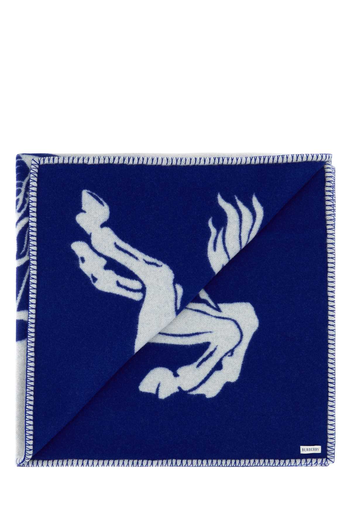 BURBERRY Luxury Wool Blanket - Extra Soft and Cozy