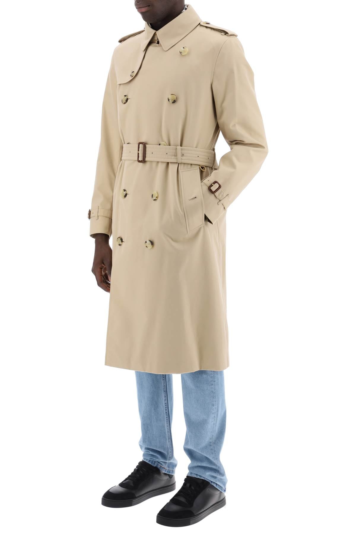 BURBERRY Men's Heritage Kensington Trench Jacket - Long