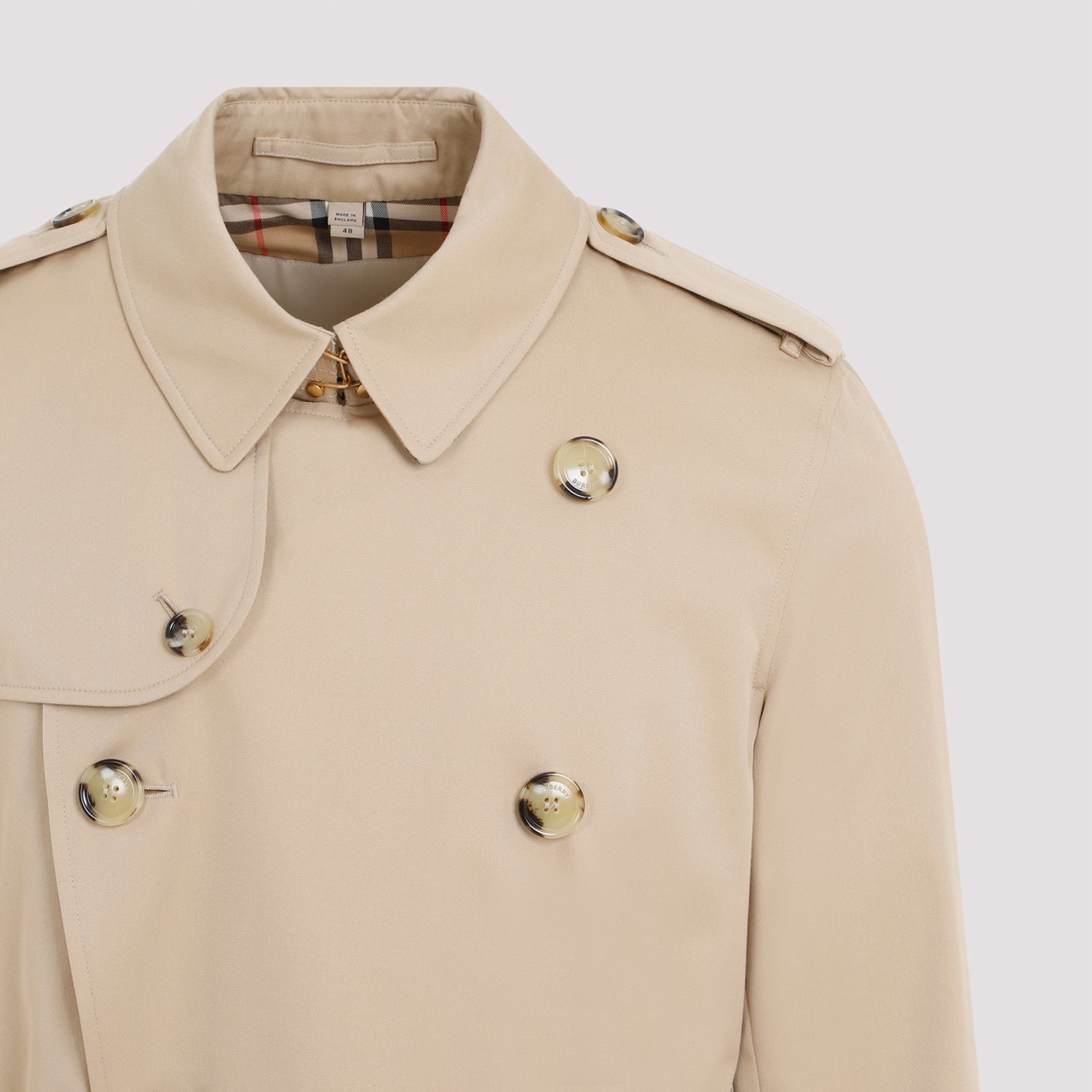 BURBERRY Men's Heritage Kensington Trench Jacket - Long