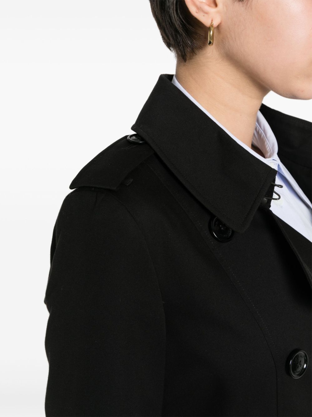 BURBERRY Cotton Trench Jacket for Women - FW24