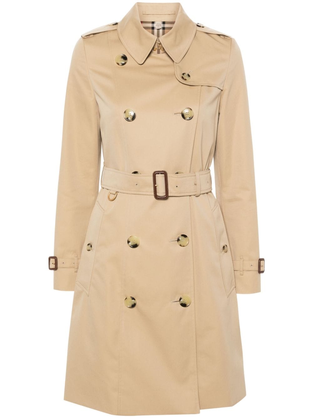 BURBERRY Heritage Gabardine Chelsea Trench Jacket for Women