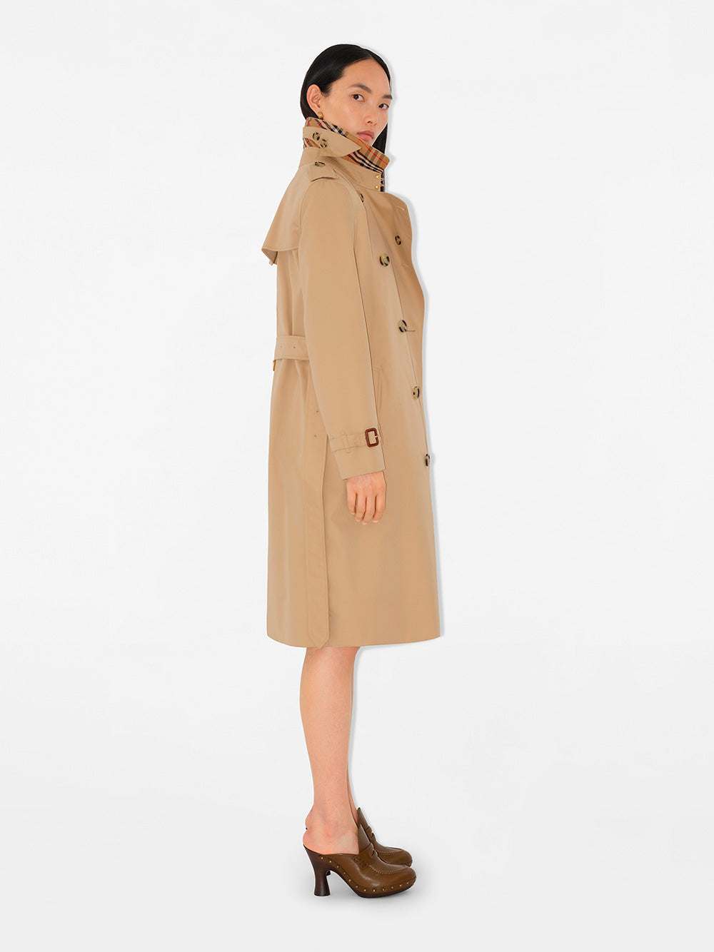 BURBERRY Heritage Long Kensington Trench Jacket for Women