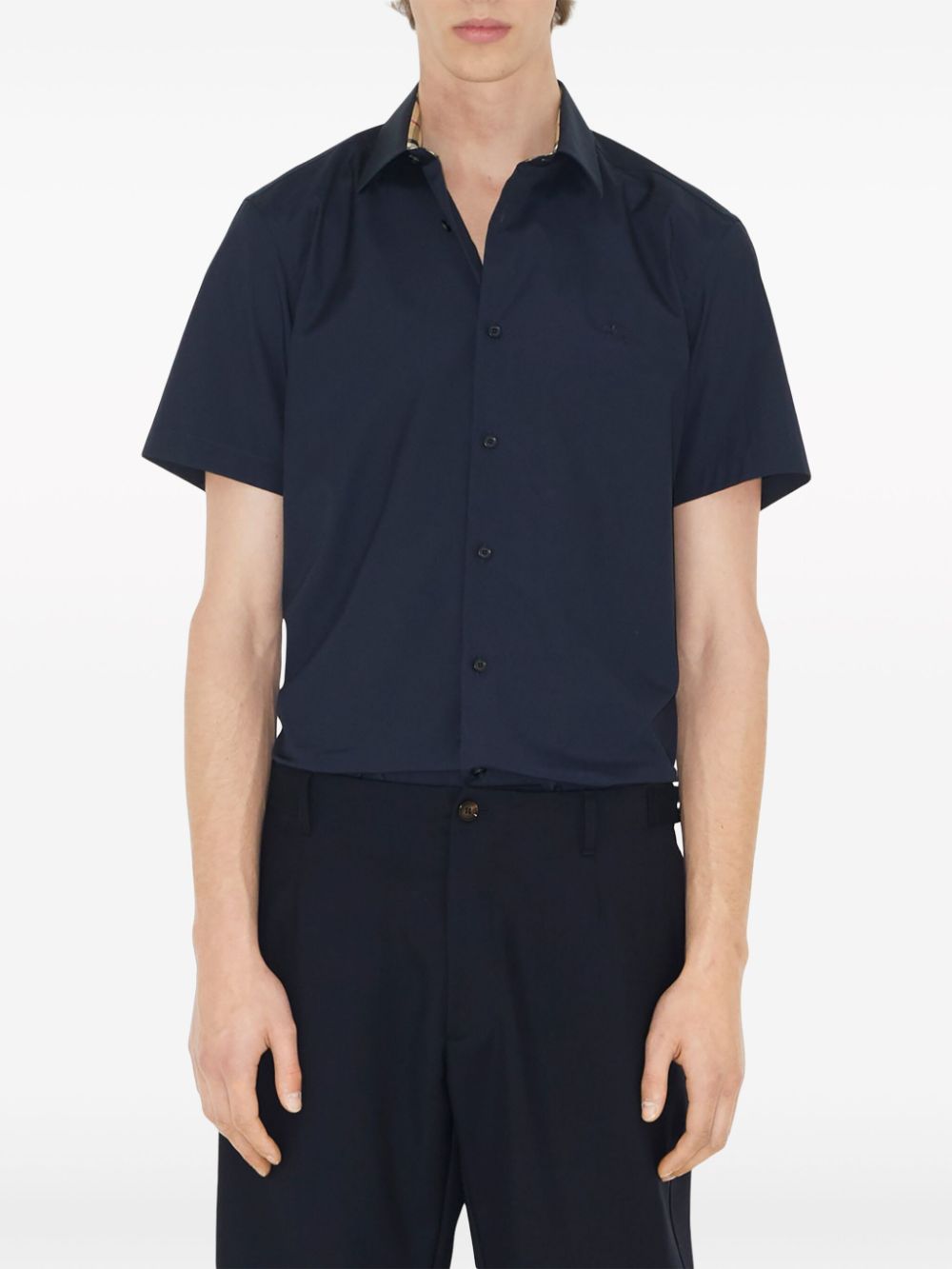 BURBERRY Stretch Poplin Shirt for Men