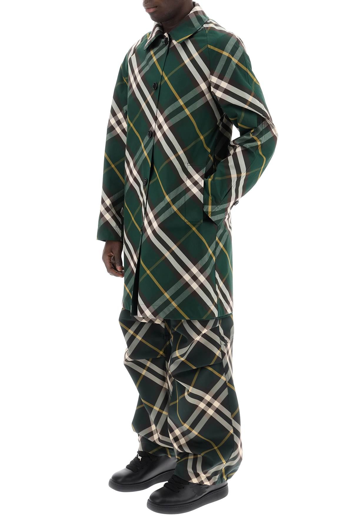 BURBERRY Reversible Gabardine Overcoat for Men